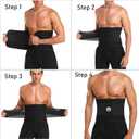 Moolida Waist Trainer Belt for Women or Men Waist Trimmer Workout Fitness Back Support Belts, Large
