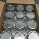 Mason Jars 32 oz,12 Pack Quart Wide Mouth Mason Jar With Airtight Lids,Glass Canning Jars for Fermenting, Pickling,Meal Prep,Overnight Oats & Centerpieces