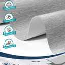 No-Drill Motorized Blinds with Remote, Blackout Roller Shades, 34.25"W x 72"H