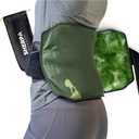 Large Ice Packs for Injuries Reusable Wrap with Straps - Soft Gel Hot and Cold Packs for Injuries, Hip, Shoulder, Back Pain Relief - 12" x 15" - Green, Size Large
