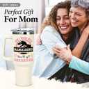 Gifts for Mom from Daughter, Son for Mothers Day, Christmas, Birthday - Birthday Gifts for Moms, Birthday Present for moms, Happy Birthdays Mom - Mother Tumbler 40Oz Stainless Steel Coffee Cup