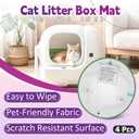 4 Pcs Cat Litter Pad Max Compatible with Puramax 2 and Purobot Max Pro