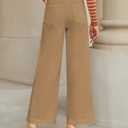GRAPENT Women's Business Casual Jeans - Dressy & Casual, Size L (12, 14), Iced Coffee Color