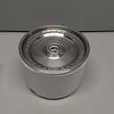 Wonder Creature Cat Water Fountain Stainless Steel, 81oz/2.4L Cat Fountain with Water Level Window and LED Light for Water Shortage Alert, Cat and Dog Fountain with 3 Filters and 1 Mat