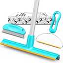 Carpet Rake for Pet Hair Removal (3 Pack), Dog Cat Fur Remover Rubber Broom, Lint Shaver Cleaner Tools Pro, Long Handle Carpet Scraper Brush for Carpet, Rug, Car Mat, Couch, Pet Bed, Furniture