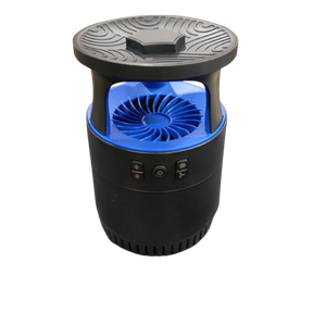 Fruit Fly Traps for Indoors, Bug Light Trap Indoor, Remote Control Fruit Fly Trap Gnat Mosquito Trap, Catch Insect Indoor with Light Suction Sticky Glue, Adjustable Brightness&Fans (Black&Blue)