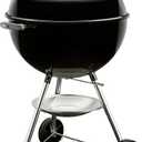Weber Original Kettle Charcoal Grill, 22-Inch, Black Classic Outdoor BBQ Grill with OneTouch Cleaning System & Precise Temperature Control Dampers