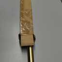 Heavy Duty Non- Adjustable 36 In/3Ft Curtain Rods for Windows, Brushed Gold