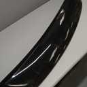 ECOTRIC Roof Spoiler Compatible with 2006-2015 Honda Civic 4DR Sedan, Window Deflector Black Rear Visor Vent Wing, ABS Guards Shade