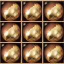 DN DECONATION Christmas Ball Ornaments Set of 9, Brown Matte Glass Xmas Tree Hanging Ball Decorations with Gold Foil Finish, Rustic Glass Ornaments for Holiday Decor & Christmas Party