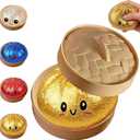 Glitter Dumpling, Glitter Dumpling Squishy with Box (Gold)
