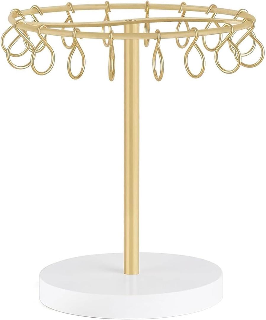 Portable Claw Clip Organizers Metal Hair Clip Holder Storage Display Stand for Women and Girls in Bedroom or Bathroom