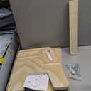 Toddler Step Stool, Wooden Height-Adjustable 2-Step Stool for Kids, Potty Training Stool with Handles for Bathroom Sink, Kitchen, Bedroom (Original Wooden Colour)