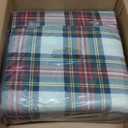 Comfort Spaces Cotton Flannel Sheets Full Size, Ultra Soft Flannel Sheet Set with 12" Elastic Pocket Fits up to 14" Mattress, Plain Print Warm Flannel Bedding, Scottish Plaid Red 4 Piece
