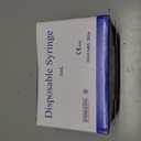 100 Pack Disposable 3ml/cc Lab Syringes with 23Ga 1 Inch Needle Luer Lock, Individually Sealed Packed
