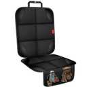 Car Seat Protector, Carseat Seat Protectors with Thick Padding and Upgraded Non-Slip Backing, Waterproof Seat Protector Under Baby Car Seat, 600D Fabric Car Seat Covers with Storage Pockets for Baby (Black-1 pcs)