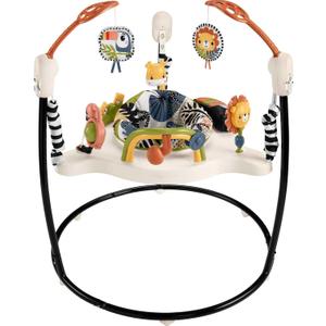 Fisher-Price Baby Bouncer Palm Paradise Jumperoo Activity Center with Music Lights Sounds and Developmental Toys (Multicolor)