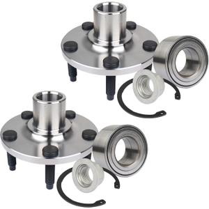 PAROD 2PCS 518517 Front Wheel Hub & Bearing Assembly Fit for Ford Edge/Lincoln MKX 2007-2010,5Lugs