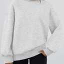 Trendy Queen Sweatshirts for Women Hoodies Oversized Crewneck Tops Sweaters Comfy Fall Winter Outfits Clothes 2026 Fashion