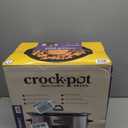 Crock-Pot Large 8-Quart Programmable Slow Cooker with Auto Warm Setting Black Stainless Steel