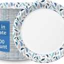 OuMuaMua 10 Inch Paper Plates, 300 Count Disposable Paper Plates