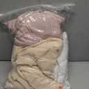 Ficerd 3 Pack Women's Ribbed Thermal Turtleneck Tops Long Sleeve Stretch Shirts Knitted Fitted Lightweight Base Layer S