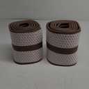 MABOZOO 8'' Extra Wide Seat Edge Cushion, 13.1 FT Length Foam Fireplace Cushion Soft Hearth Guard Bumper Pad Child Proof Padding Hearth Pad Edge Protector, Fireplace Baby Proofing for Baby (Walnut)