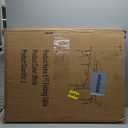 Set of 2 Folding Tables with Carrying Handle Lightweight Rectangular Portable Plastic Camping Table Steel Legs for Party, Dining, Wedding, Events, Picnic Indoor, Outdoor (6FT, White)