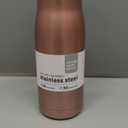 Mini Water Bottle, Dusgut 12 oz Water Bottle Reusable,Vacuum Insulated, Stainless Steel,Wide Mouth Portable Lid, Light Pink