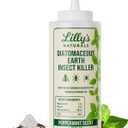 Diatomaceous Earth Food Grade with Peppermint Oil Crawling Insect Killer | Indoor Pest Control Powder for Bed Bug, Roach, Ant, Fleas | Lilly's naturals, 12 fl oz
