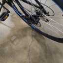 Schwinn GTX Comfort Adult Hybrid Bike, Men and Women, Dual Sport Bicycle, 700c Wheels, Step-Through or Step-Over Lightweight Aluminum Frame (18-Inch Frame, Black/Blue)