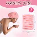 3 Pcs Wide Spa Headbands for Women Terry Cloth Hair Bands Soft Stretchy Hair Towel Wrap for Washing Face Shower Facial Skincare Makeup Treatments Gifts
