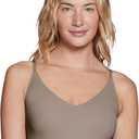 True & Co Women's Skinny Strap Plunge Bralette (Large)