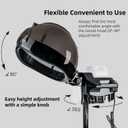 Professional Standing Hooded Hair Steamer for deep Scalp Conditioning, Adjustable time and Temperature Settings with Dry-Run Protection,Salon Station spa Equipment, Suitable for Home and Barbershop use