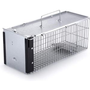Faicuk Heavy Duty Squirrel Trap Chipmunk Trap Rat Trap and Other Similar-Size Rodents - 16.3 x 6 x 6.7