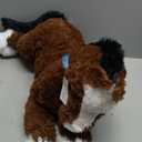 Tezituor 35Inches Large Horse Stuffed Animal, 3 Feet Realistic Stuffed Pony Plush Toy, Hugging Soft Chocolate Horse Plush Body Pillow Gift for Kids Girlfriend