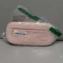 SUNEE Cute Pencil Case, Large Capacity Pencil Pouch, Big Storage Organizer for Stationery, Zipper Pen Bag,Back to School Supplies,Office Water-Repellent Nylon Pencil Bag for Teen Girls Boys,Light Pink