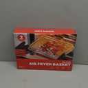 Air Fryer Basket for Oven, Air Fryer Basket and Stainless Steel Baking Tray Pant Oven Air Fryer Pan Rack for Cooking Baking Dishwasher and Broiling (basket/13.9in" * 8.8in" & tray/12.9in" * 9.7in"))