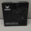 Walnut Espresso Tamping Station 54mm for Breville Machines Espresso Accessories Organizer Tamper Distributor Portafilter Holder and Multi Accessory Storage