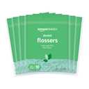 Amazon Basics Mint Dental Flosses, 540 Count, 6 Packs of 90 (90 Count (Pack of 6))