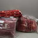 Preboun 48 Pack Bulk Christmas Soft Fleece Blankets 50 x 60 Inch Bulk Lightweight Warm Fleece Throw Blankets for Pet Bed Sofa Couch Office Wedding Gifts Travel (Deer)