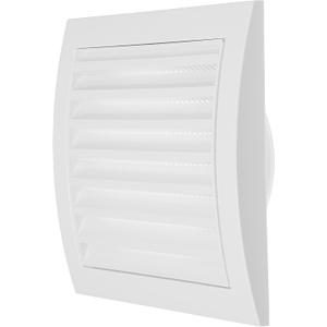 White Exhaust Hood Vent 4'' Inch with Built-in Pest Guard Screen, White, Air Vent Cover, HVAC Exhaust Vent Duct Cover, Exhaust Cap