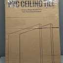 2ft x 4ft Drop Ceiling TilesSmooth White PVC Ceiling Panel 24 x 48in. Waterproof, Washable and Fire-Rated - Reusable - High-Grade PVC to Prevent Breakage-Package of 10 Tiles