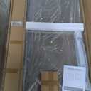 Shower Door 44-48" W x 72" H, Semi-Frameless Sliding Glass Shower Door, 1/4" (6mm) SGCC Tempered Glass Bathroom Sliding Door, Matte Black Finish, 304 Stainless Steel Hardware