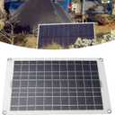 30A MPPT Solar Controller and Solar Panel Kit, 12V 24V 50W Solar Panel Charger Battery Charger for RV Trailer Boat Marine, Camping Emergency