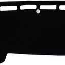 Dash Cover Mat Compatible with Toyota Camry 2025 (with HUD) Dashboard Cover Coolable Washable Protector Dashboard Pad Dash Mat for Camry 2025 Accessories Polyester Black
