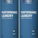 HEX Performance Laundry Detergent, Fresh Scent, 100 Loads (50ld Pack of 2)  Concentrated Activewear Detergent for Odor Removal, Sweat & Residue  Safe for All Fabrics, HE Compatible, Eco-Friendly