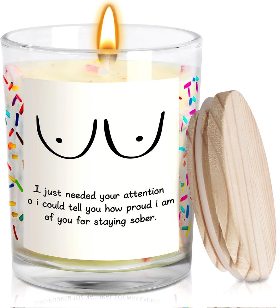 Funny Sobriety Gifts for Men Women, Gift for Sobriety, Sober Gift for Sober Loved One in Recovery, Alcoholics Anonymous Addiction Recovery