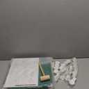 UNKU 3 Cube Storage Organizer, Bookcase Bookshelf with Pattern, Closet Organizer Cabinet, Storage Cube Shelf, Open Storage Shelves for Bedroom, Living Room, Home Office, Green