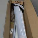 ShadesU Cordless Zebra Blinds  Light Filtering Dual-Layer Window Shades for Privacy (White Color) (Maximum Height 72") (Width 20")